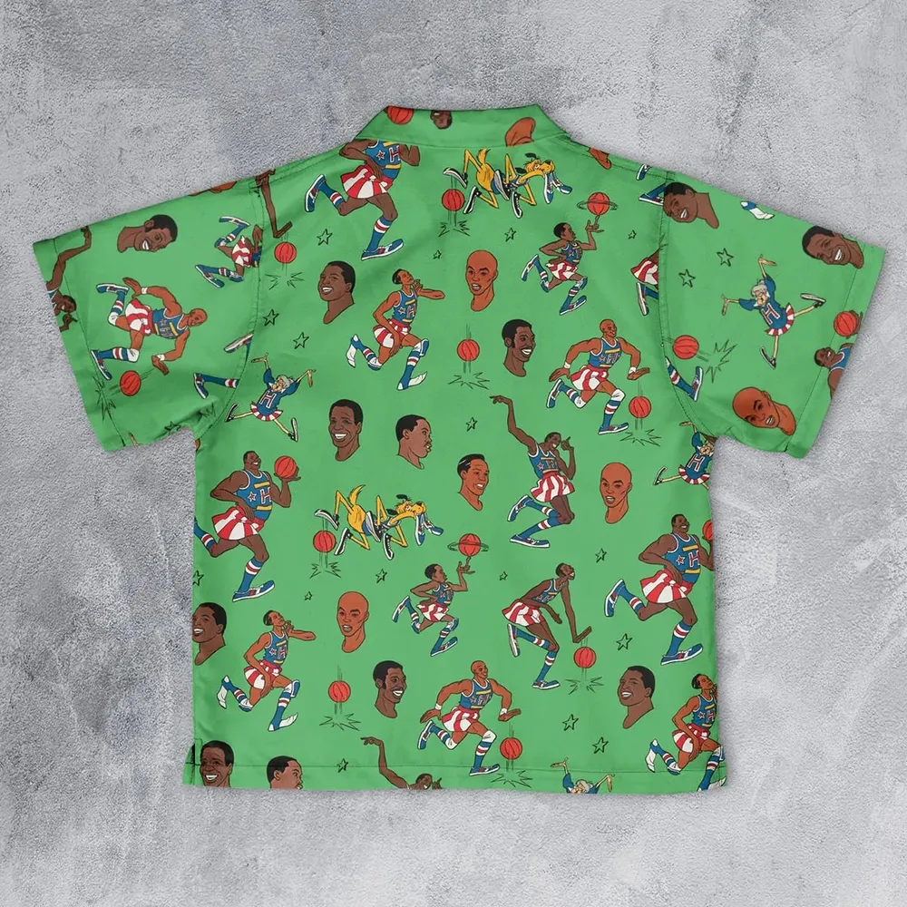 Harlem Globetrotters Characters Youth Hawaiian Shirt - 2