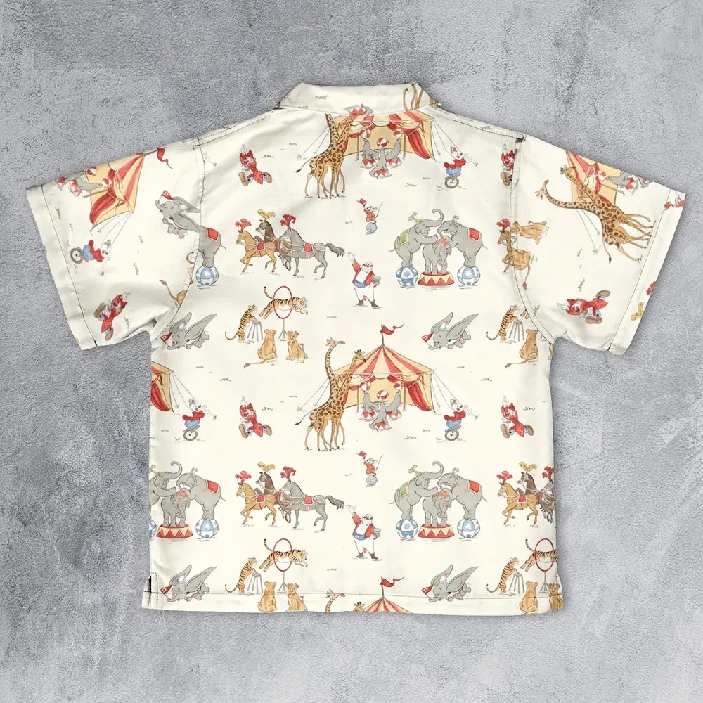 Nostalgic Circus Dumbo Youth Hawaiian Shirt - 2