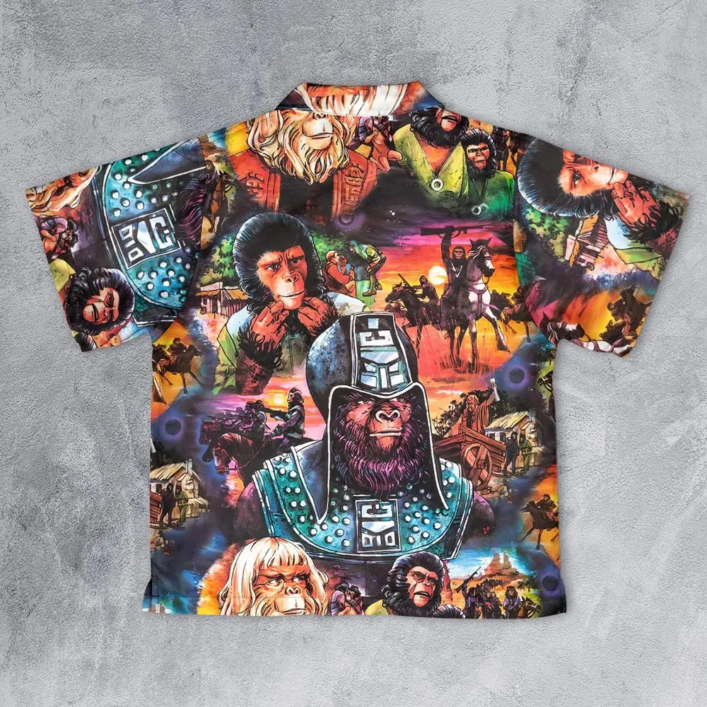 Planet of the Apes Youth Hawaiian Shirt - 2