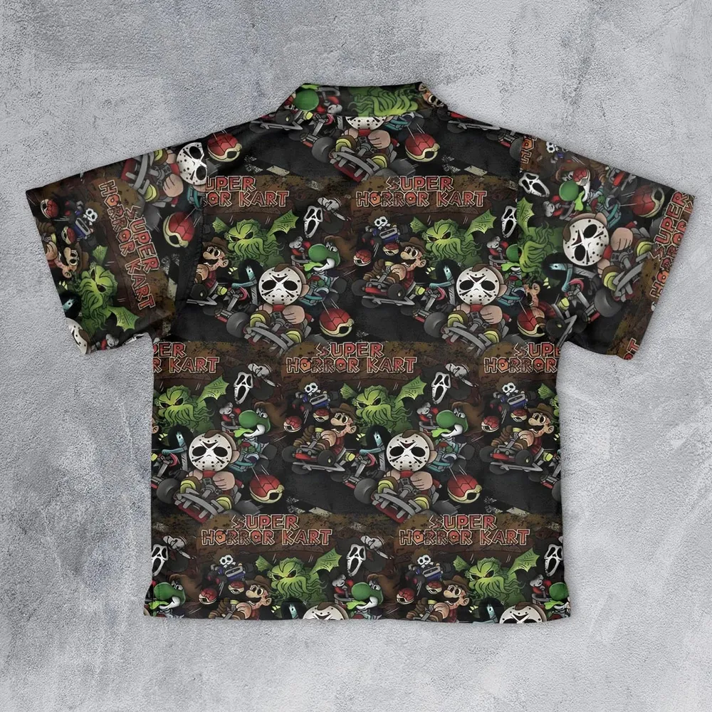 Super Horror Kart Youth Hawaiian Shirt - 2