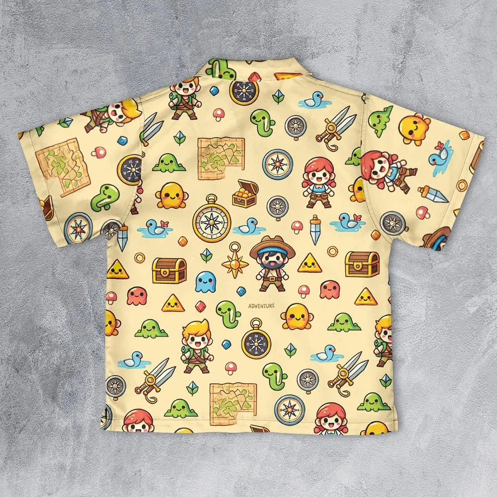 Quest Mode On The Legend of Zelda Youth Hawaiian Shirt - 2