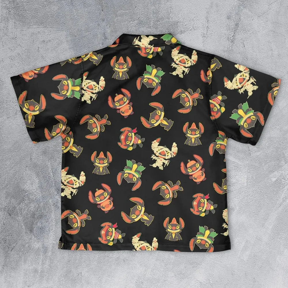 Stitch Halloween Costumes Youth Hawaiian Shirt - 2