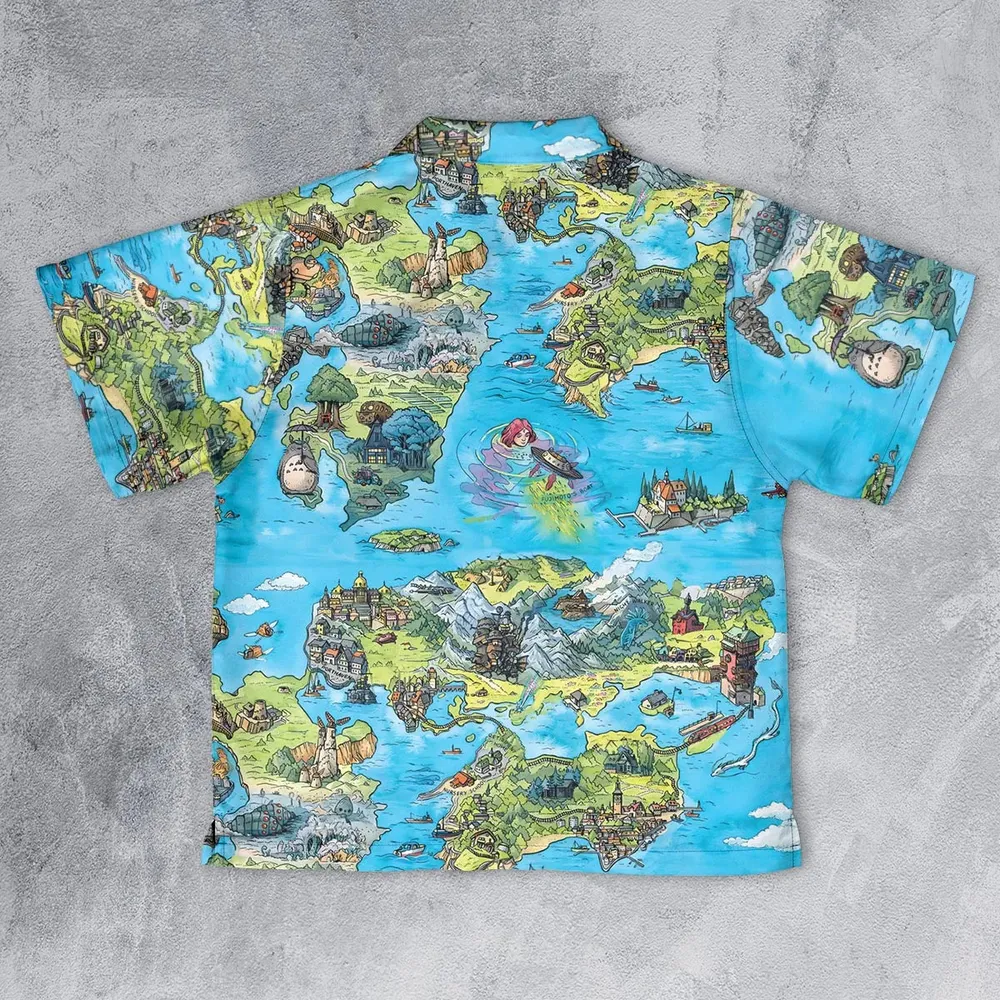 Ghibli Land Youth Hawaiian Shirt - 2