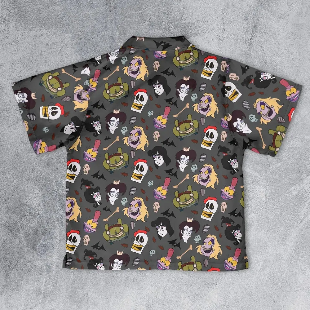Beetlejuice Animated Youth Hawaiian Shirt - 2