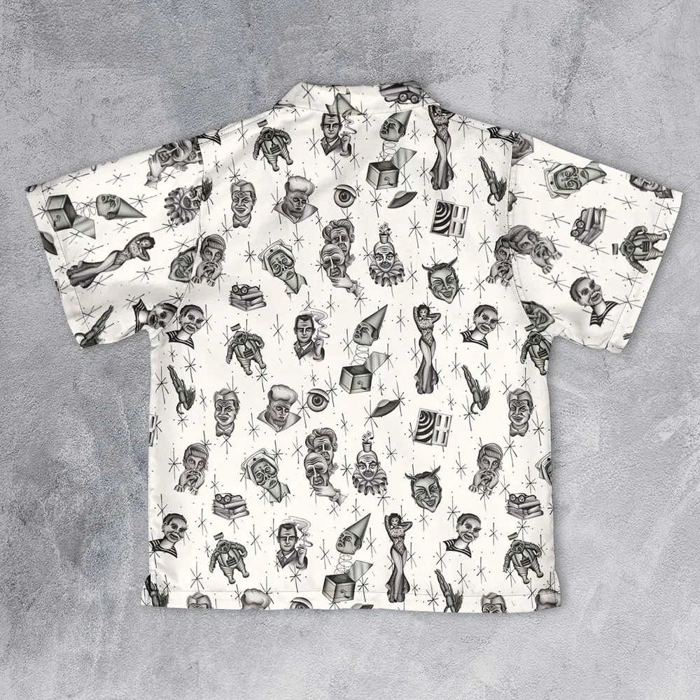 The Twilight Zone Characters Pattern Youth Hawaiian Shirt - 2