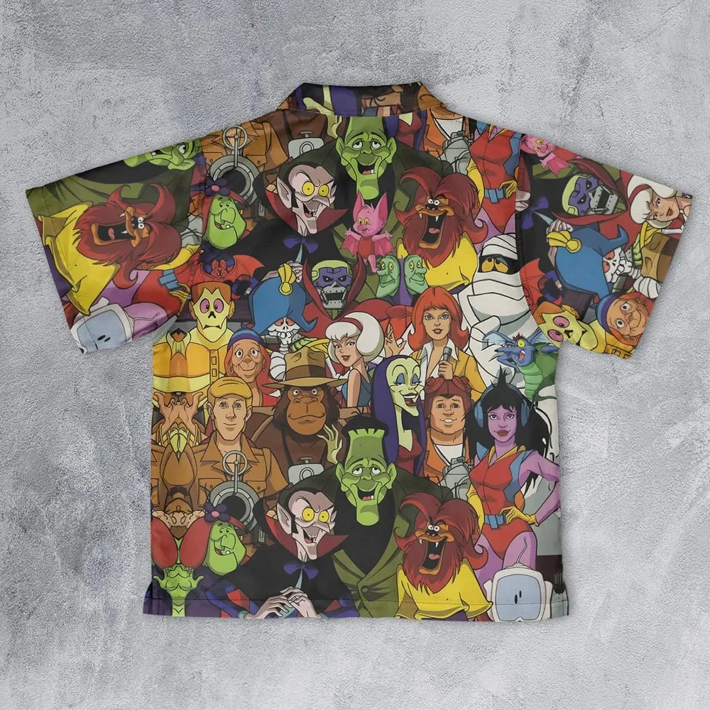 Frightfully Funny Ghostbusters Groovie Goolies Youth Hawaiian Shirt - 2