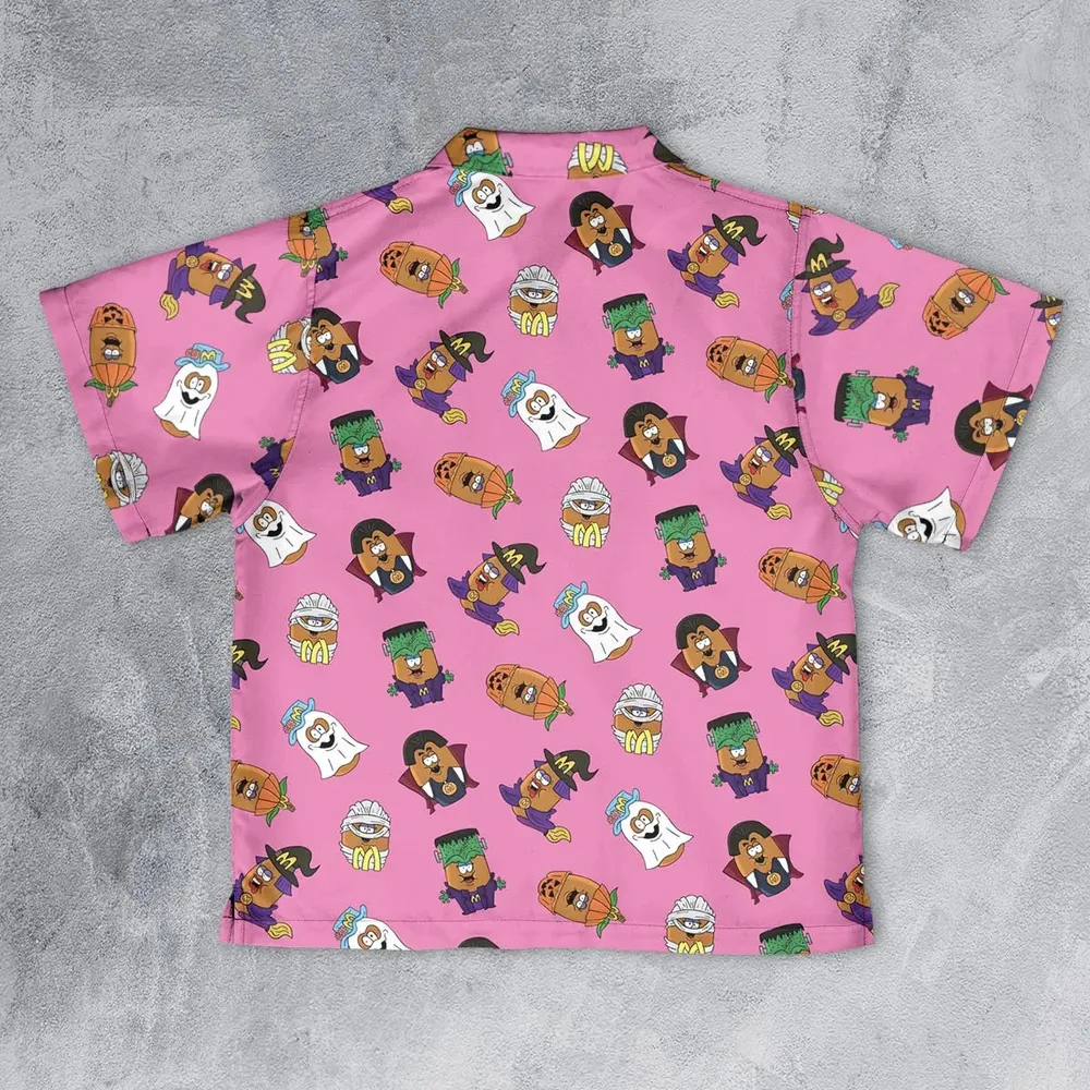Halloween McNugget Buddies Youth Hawaiian Shirt - 2