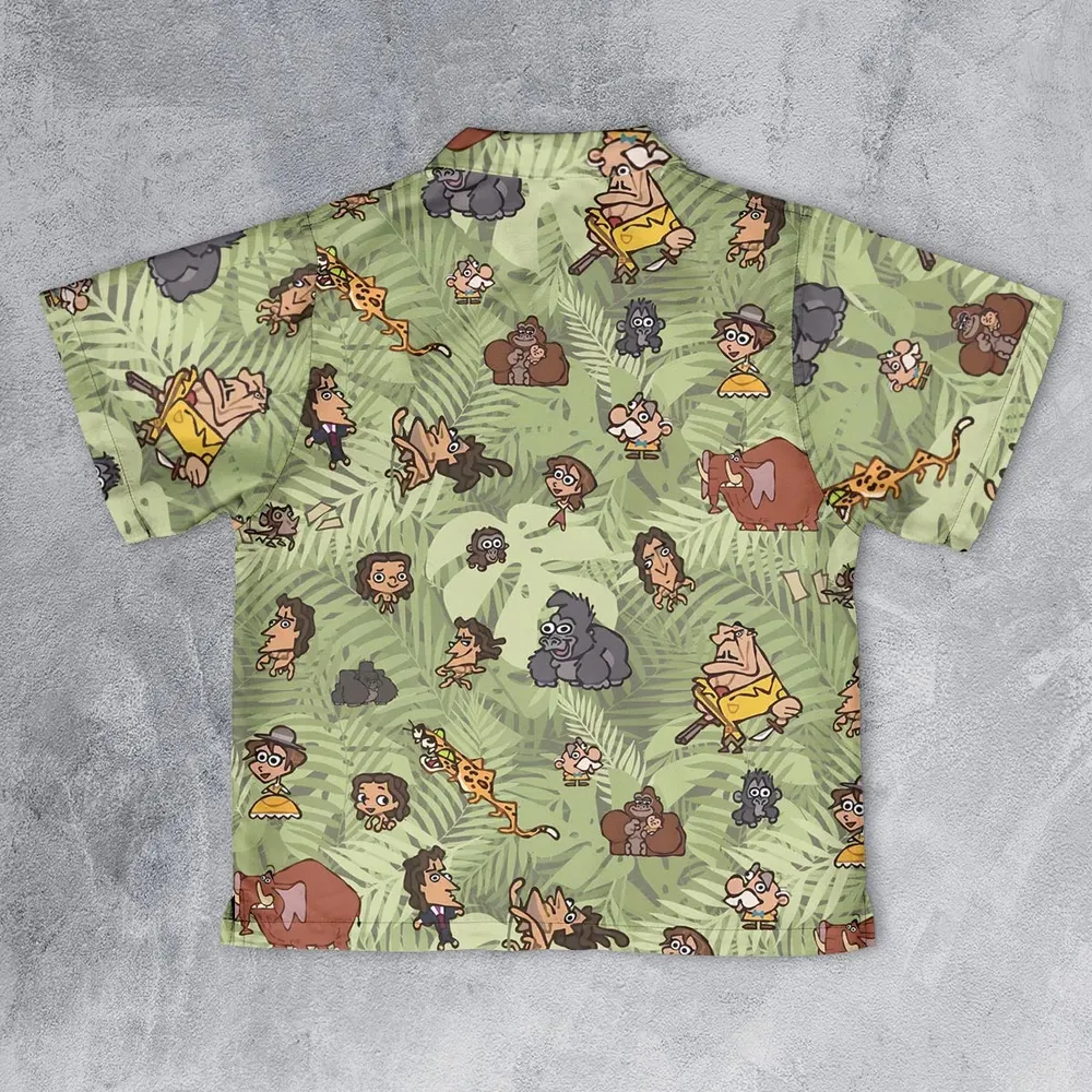 Tarzan Characters Youth Hawaiian Shirt - 2
