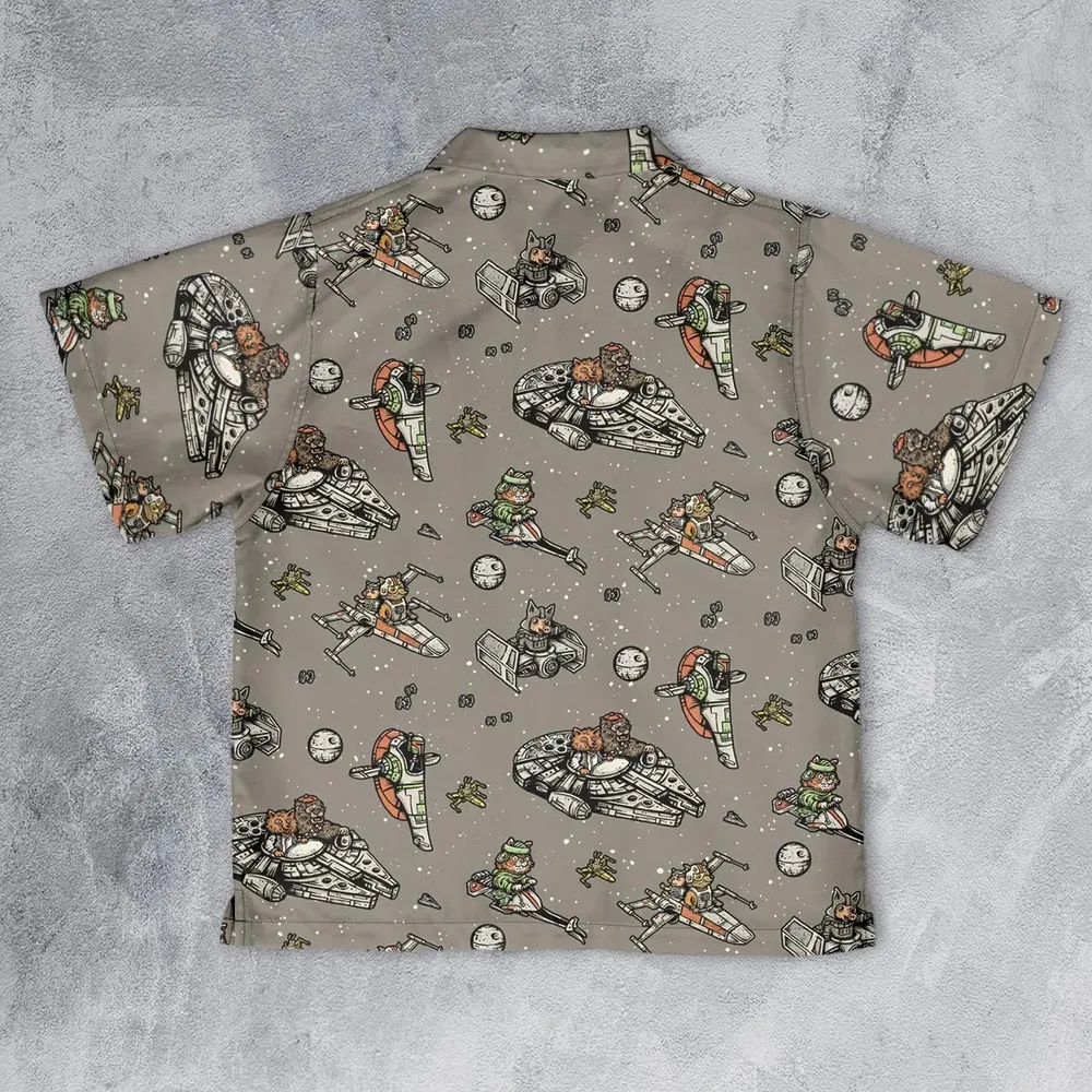 Goldbug Leader Star Wars Youth Hawaiian Shirt - 2
