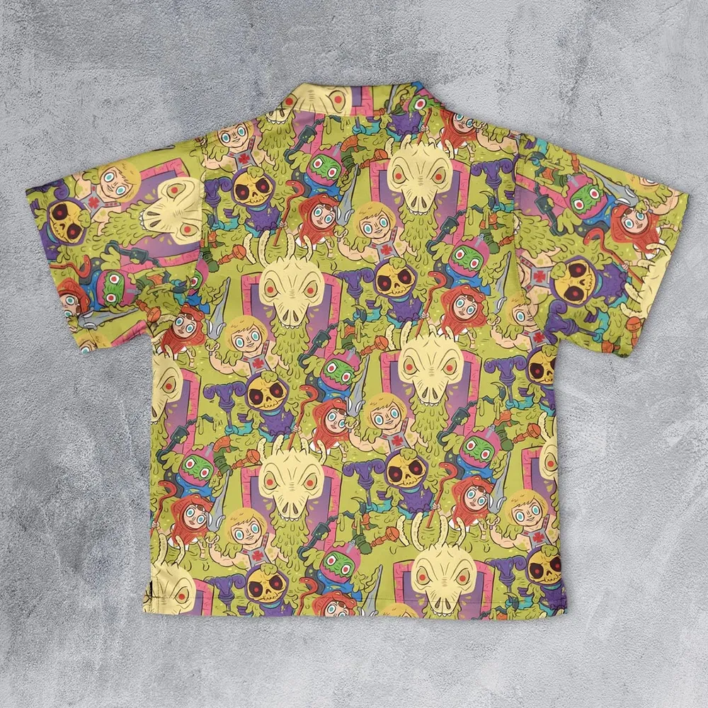 Victims of the Slime Pit He-Man and the Masters of the Universe Youth Hawaiian Shirt - 2