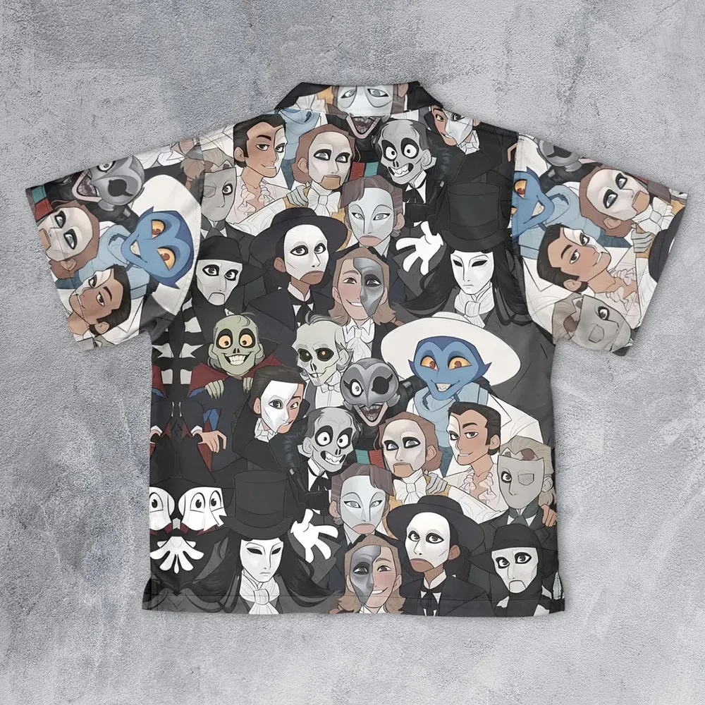 Faces The Phantom of Opera Youth Hawaiian Shirt - 2