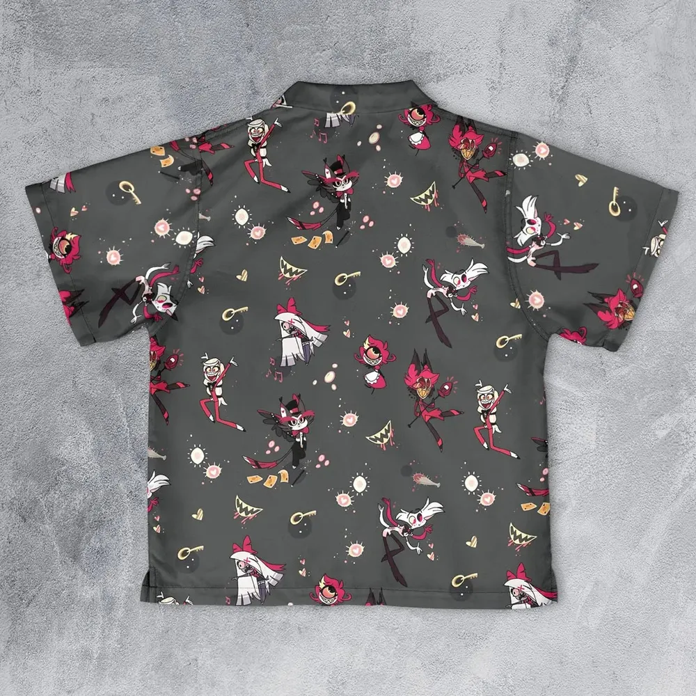 Helluva Hazbin Youth Hawaiian Shirt - 2