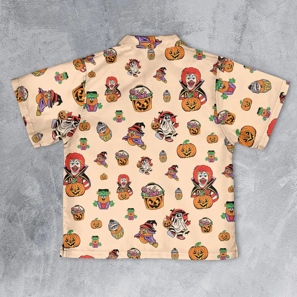 McDonaldland Halloween Youth Hawaiian Shirt - 2