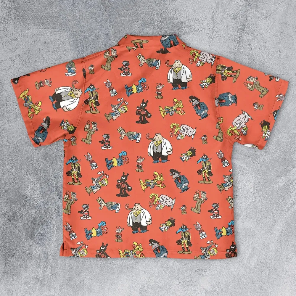 Cast of Peter Porker Youth Hawaiian Shirt - 2