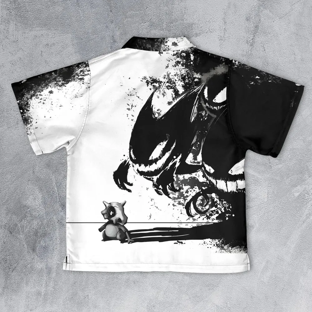 Cubone and the Ghosts Youth Hawaiian Shirt - 2