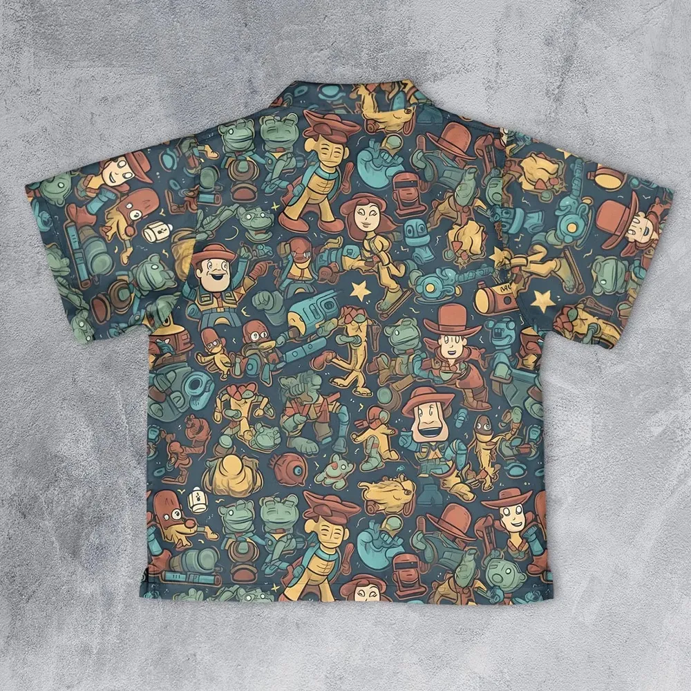 Story of Toy Cowboys Toy Story Youth Hawaiian Shirt - 2
