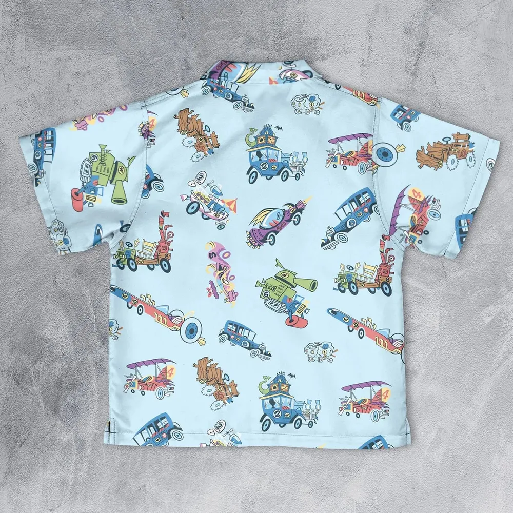 W is for Wacky Races Youth Hawaiian Shirt - 2