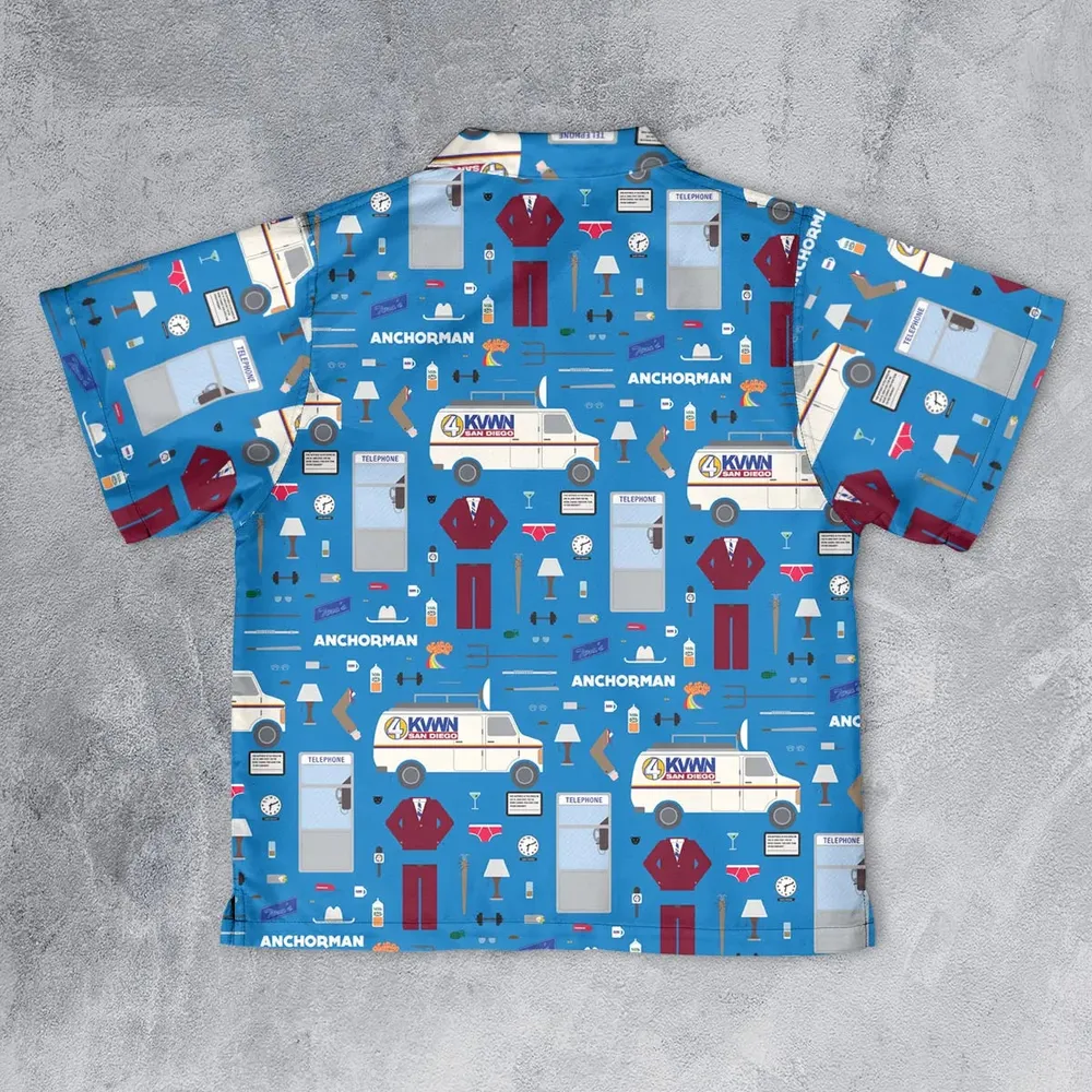 Anchor Chic Anchorman Youth Hawaiian Shirt - 2