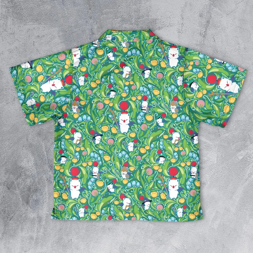 Moogle Final Fantasy Youth Hawaiian Shirt - 2