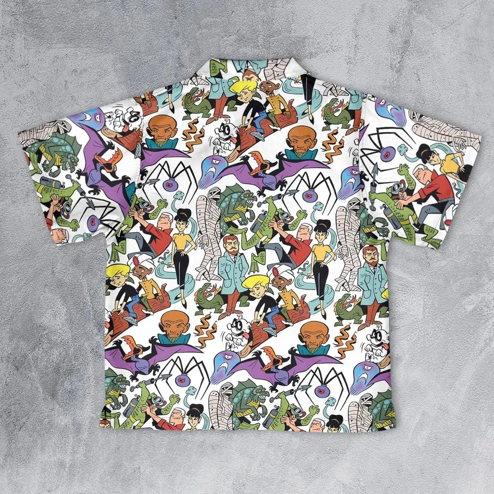 The Adventures Jonny Quest Youth Hawaiian Shirt - 2