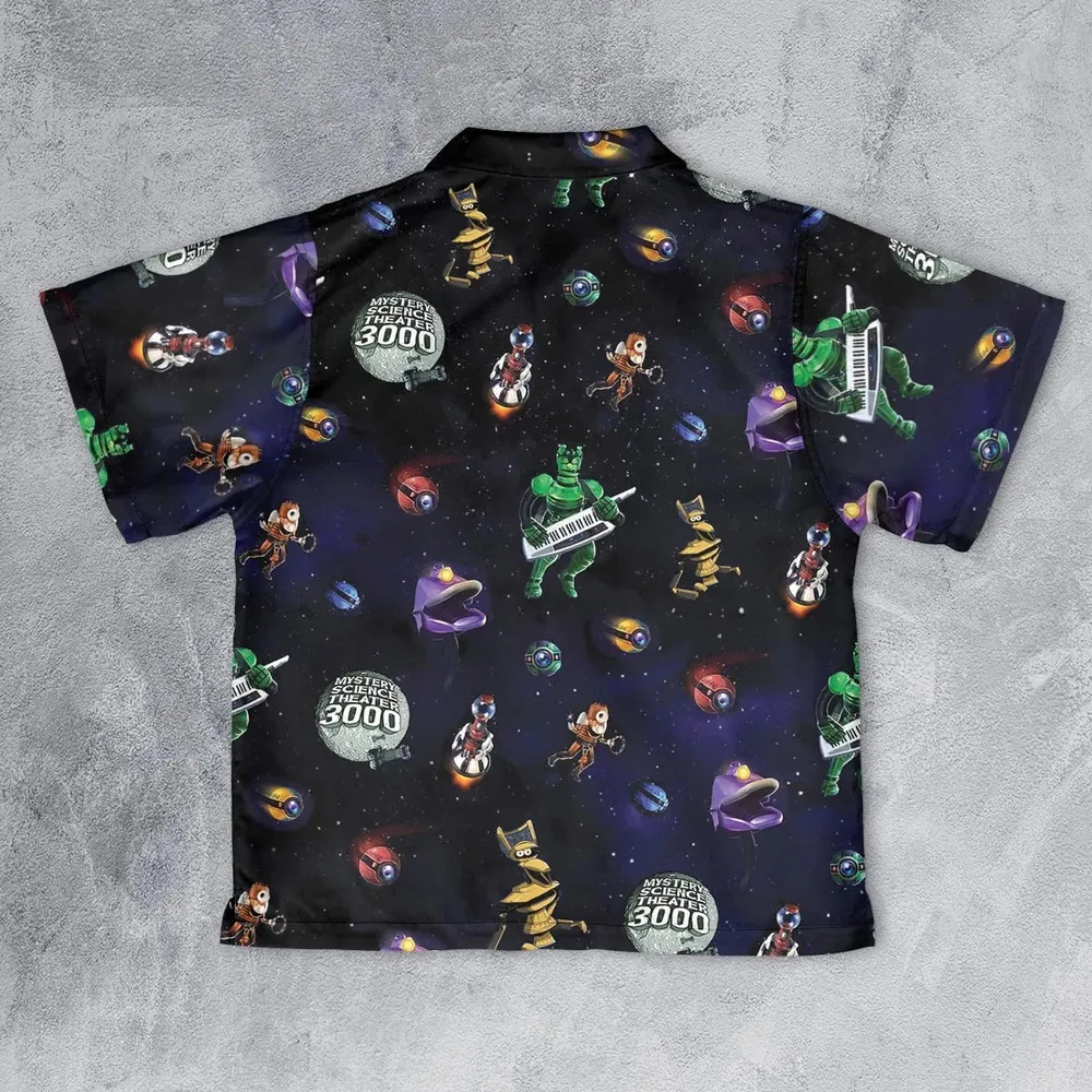 Robot Roll Call MST3K Youth Hawaiian Shirt - 2
