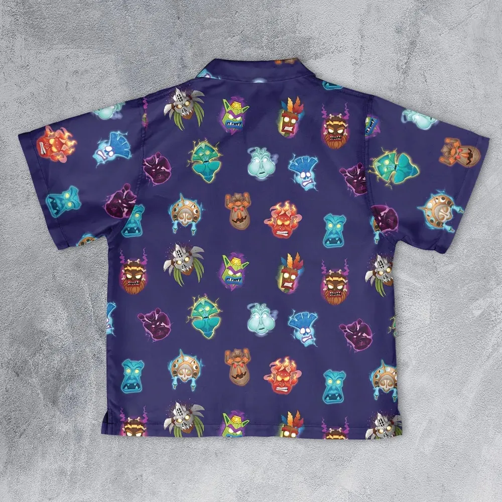 Crash Style Crash Bandicoot Youth Hawaiian Shirt - 2