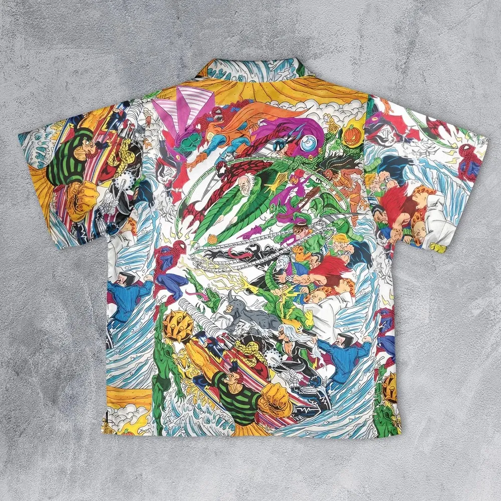 Spidey Sense Spider Man Youth Hawaiian Shirt - 2