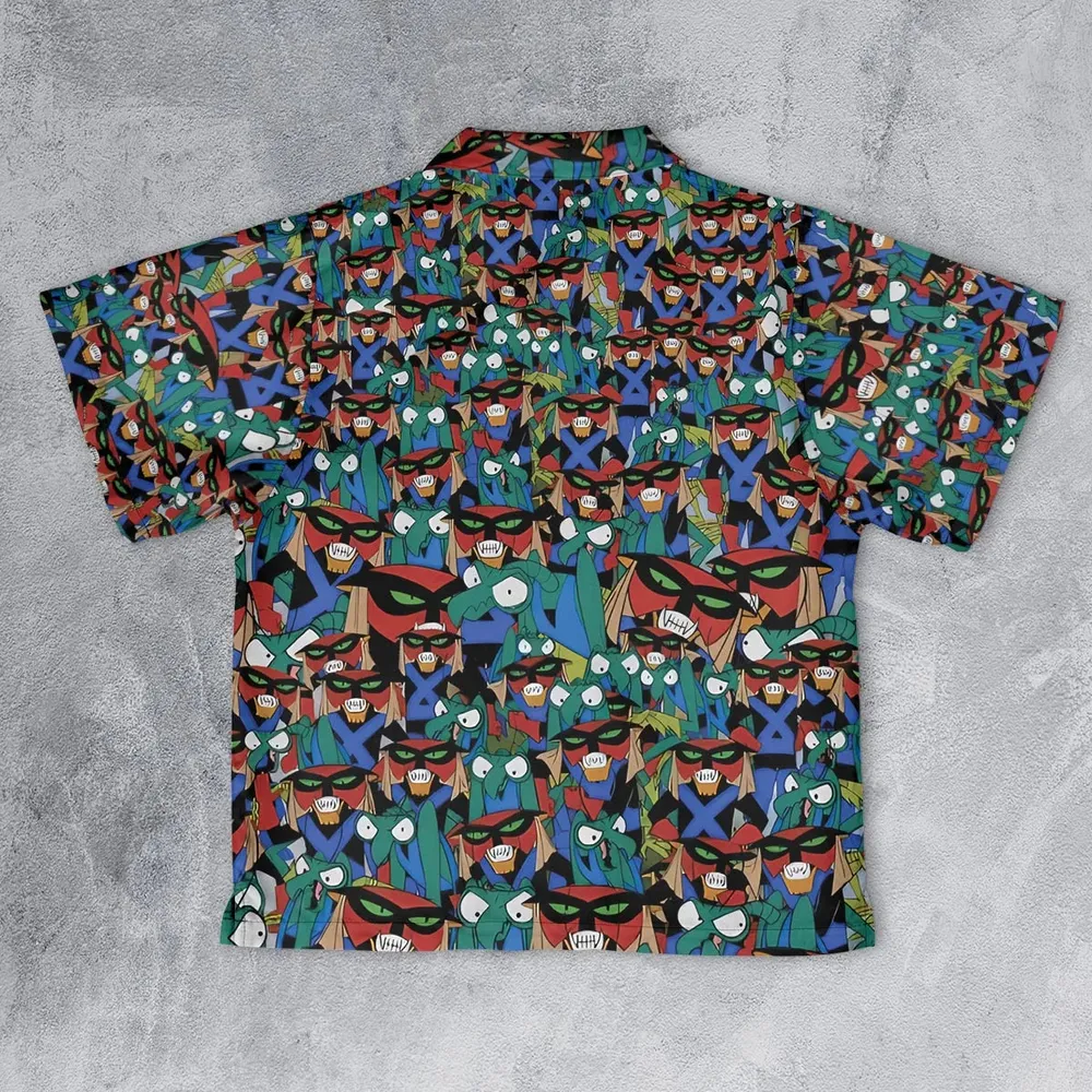 Brak and Zorak Space Ghost Coast to Coast Youth Hawaiian Shirt - 2