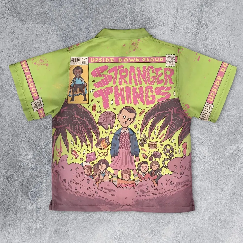 Into The Unknown Stranger Things Youth Hawaiian Shirt - 2