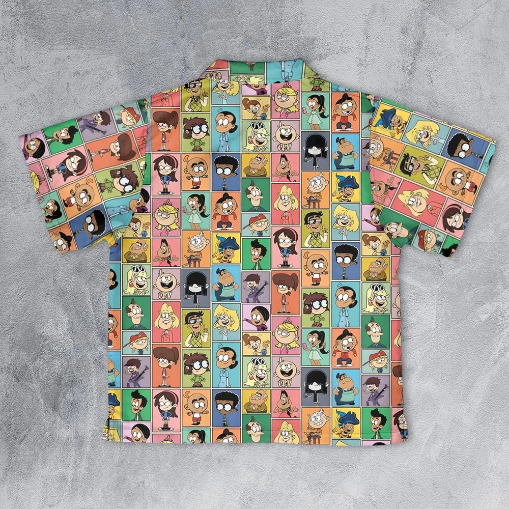 The Loud House Patterns Youth Hawaiian Shirt - 2