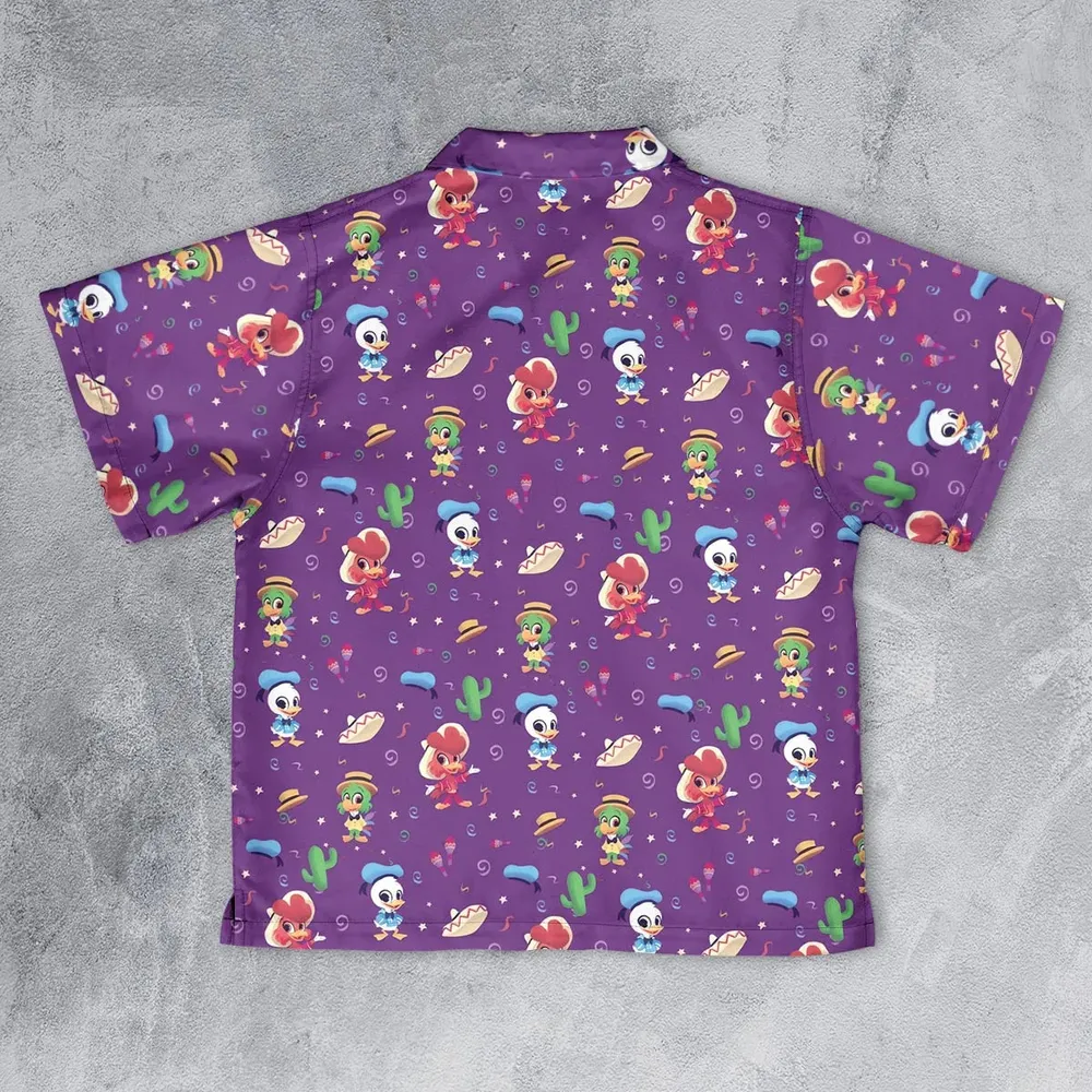 Three amigos Donald Ducktales Youth Hawaiian Shirt - 2