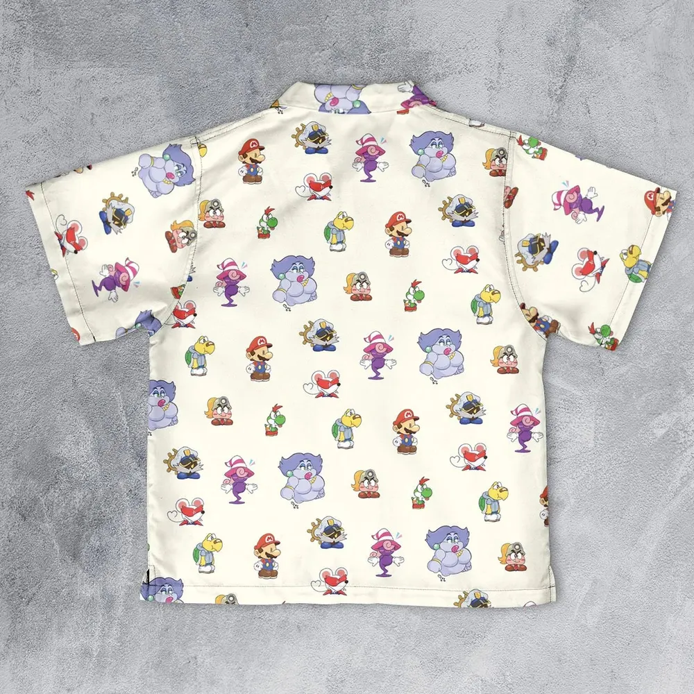 Play In Style Super Mario Youth Hawaiian Shirt - 2
