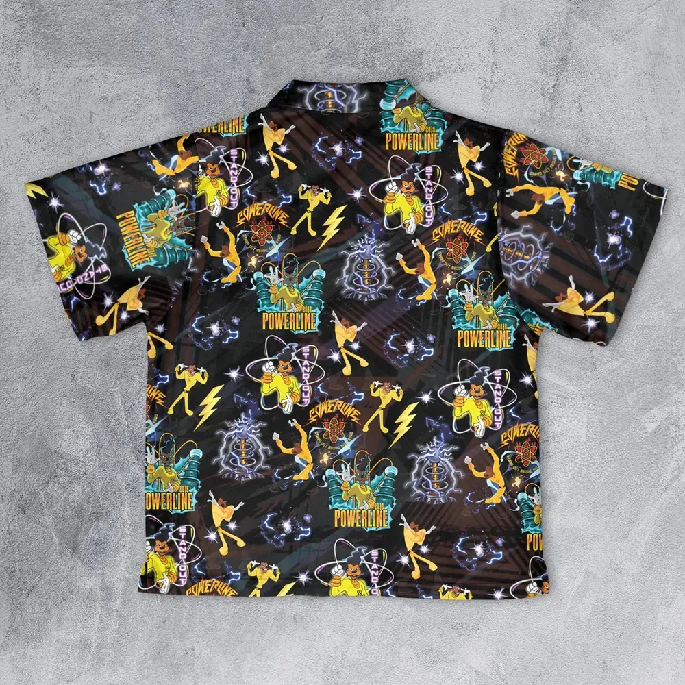 Powerline Concert A Goofy Movie Youth Hawaiian Shirt - 2