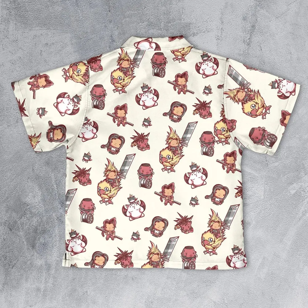 Cute Fantasy Final Fantasy Youth Hawaiian Shirt - 2