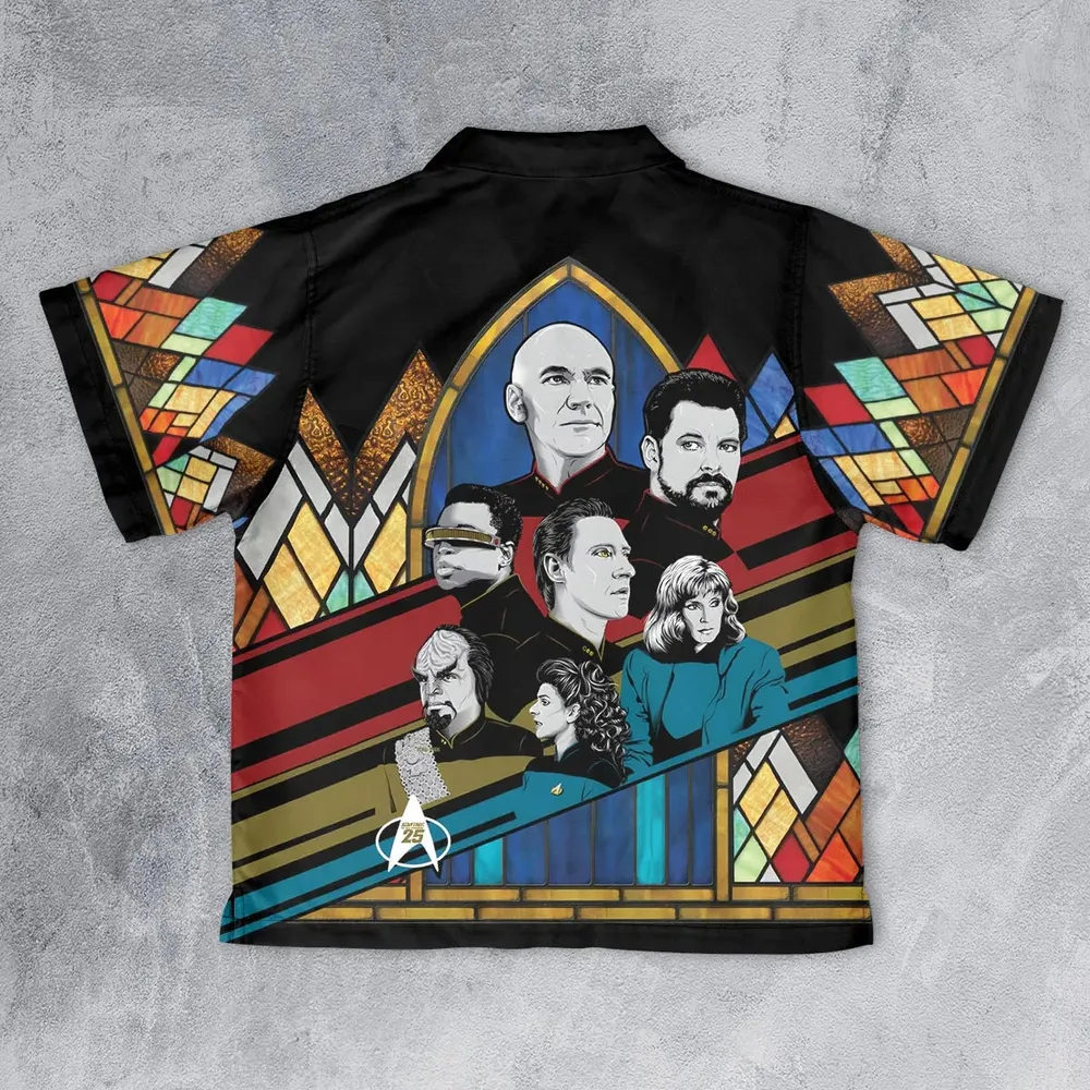 The Next Generation Star Trek Youth Hawaiian Shirt - 2