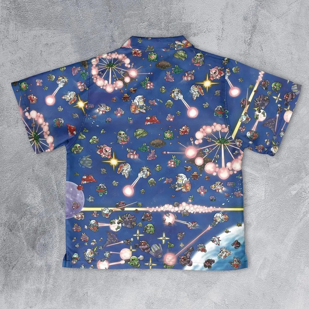 SD Gundam Battle Youth Hawaiian Shirt - 2