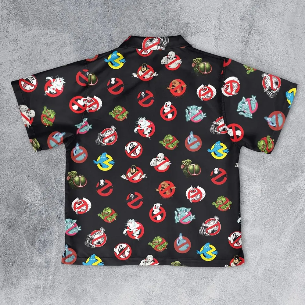 No Ghost Exists Ghostbusters Youth Hawaiian Shirt - 2