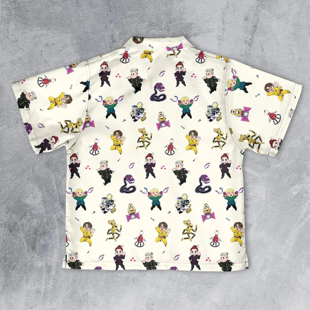 Mst3k Chibi Characters Youth Hawaiian Shirt - 2
