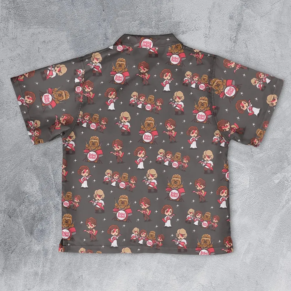 Rebel Band Star Wars Youth Hawaiian Shirt - 2