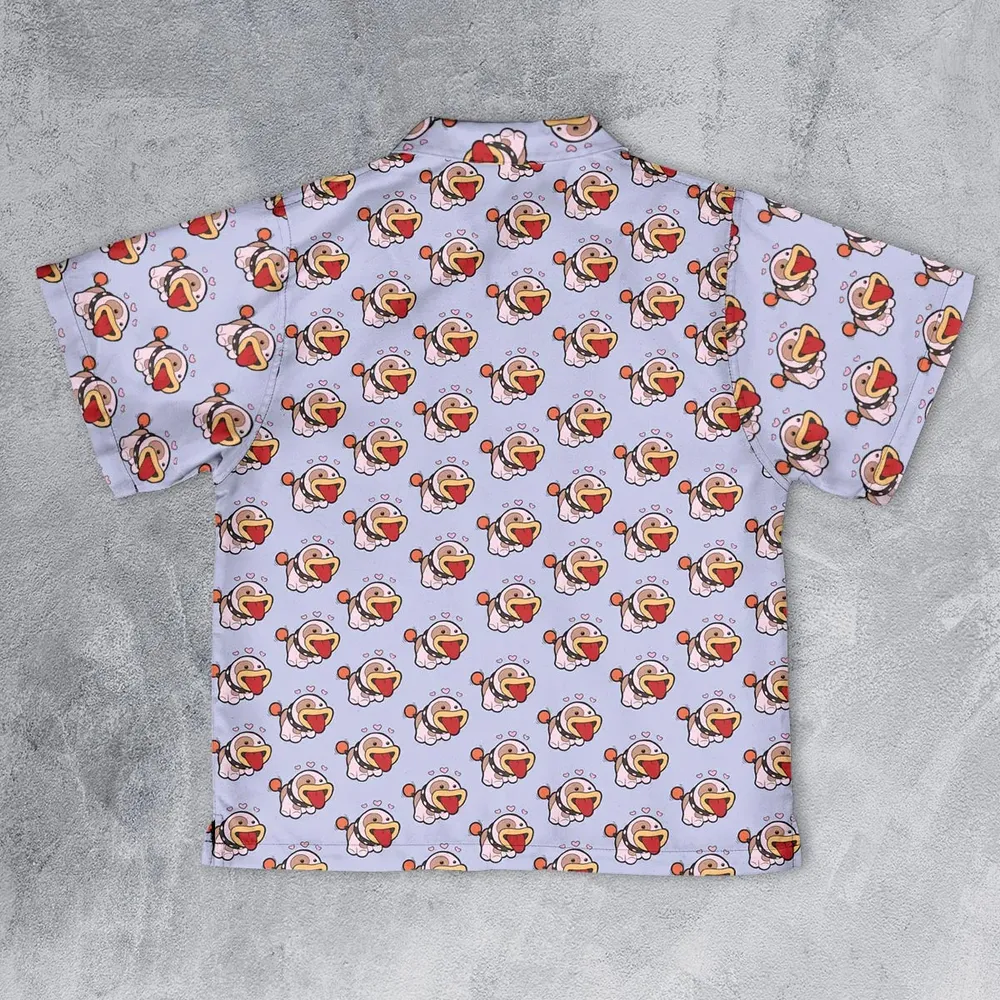 Poochy From Super Mario Youth Hawaiian Shirt - 2