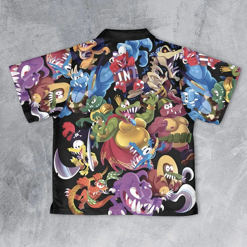 Krem Krew Donkey Kong Youth Hawaiian Shirt - 2