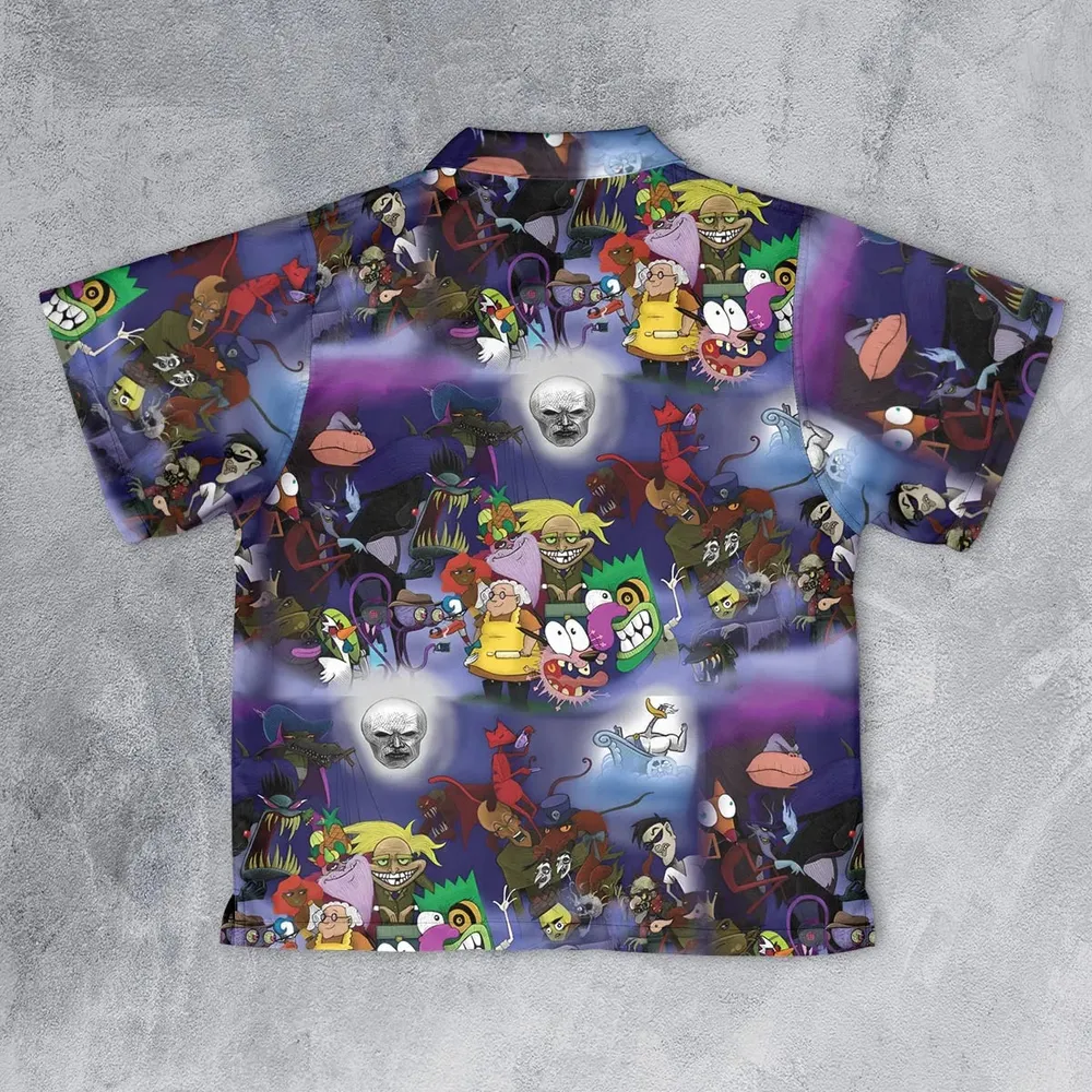 Fearless Courage the Cowardly Dog Youth Hawaiian Shirt - 2