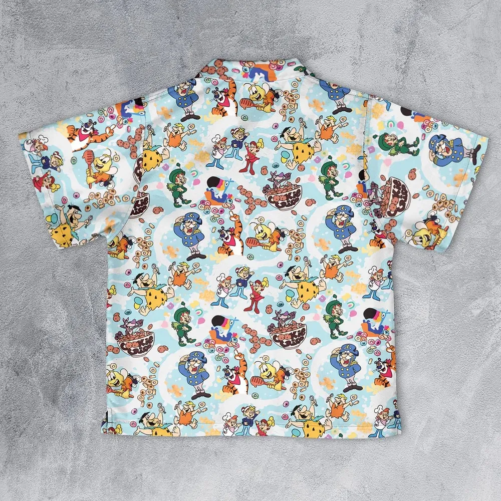Cereal Favs Large Scale Youth Hawaiian Shirt - 2