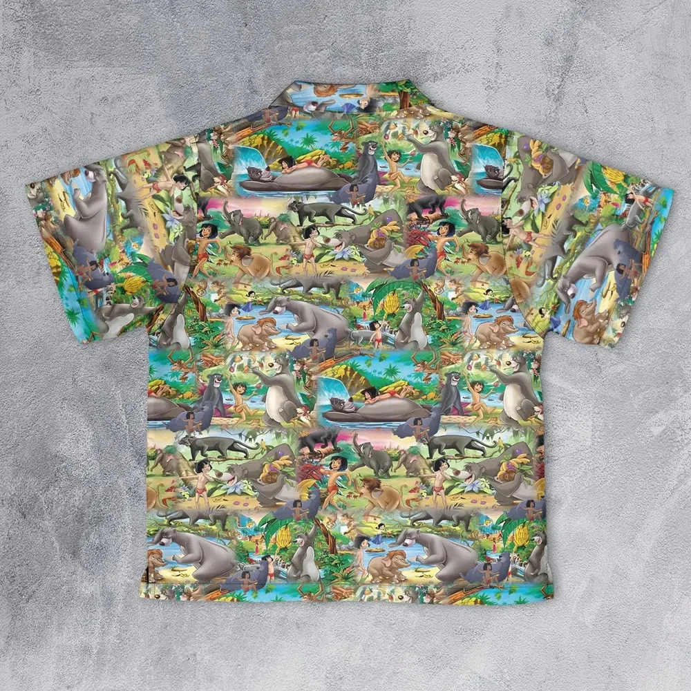 The Jungle Book Rudyard Kipling Seamless Youth Hawaiian Shirt - 2