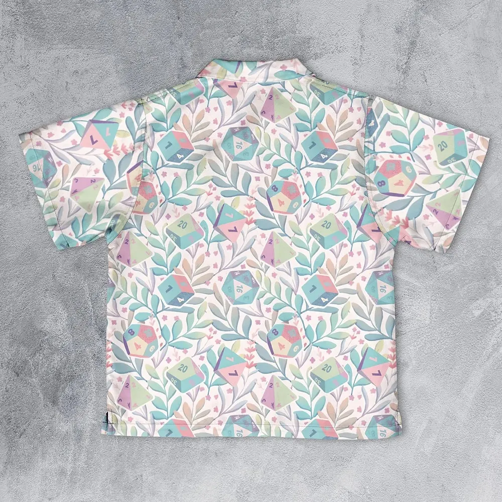Dice Flower Soft DnD Youth Hawaiian Shirt - 2