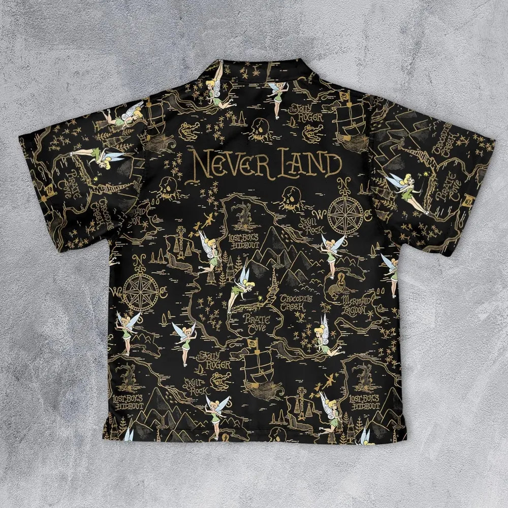 Finding Neverland Tinker Bell Youth Hawaiian Shirt - 2