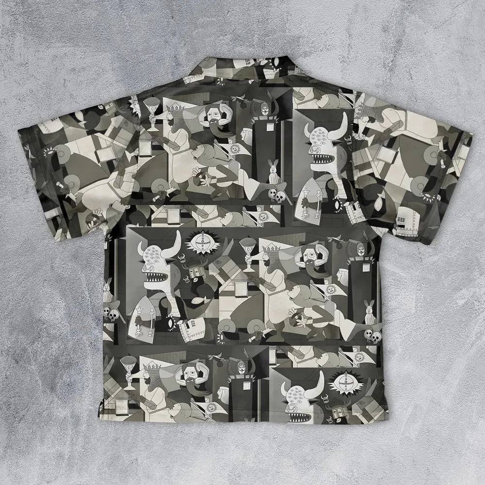 Monty Picasso Style Art Youth Hawaiian Shirt - 2