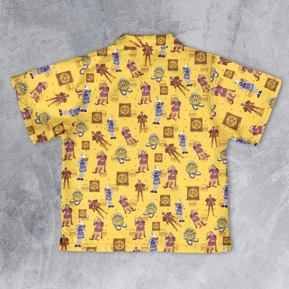 Vintage Burger King Commercial 1980 Youth Hawaiian Shirt - 2