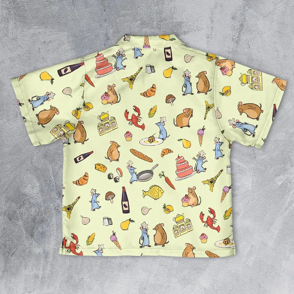 Chef Life Ratatouille Youth Hawaiian Shirt - 2