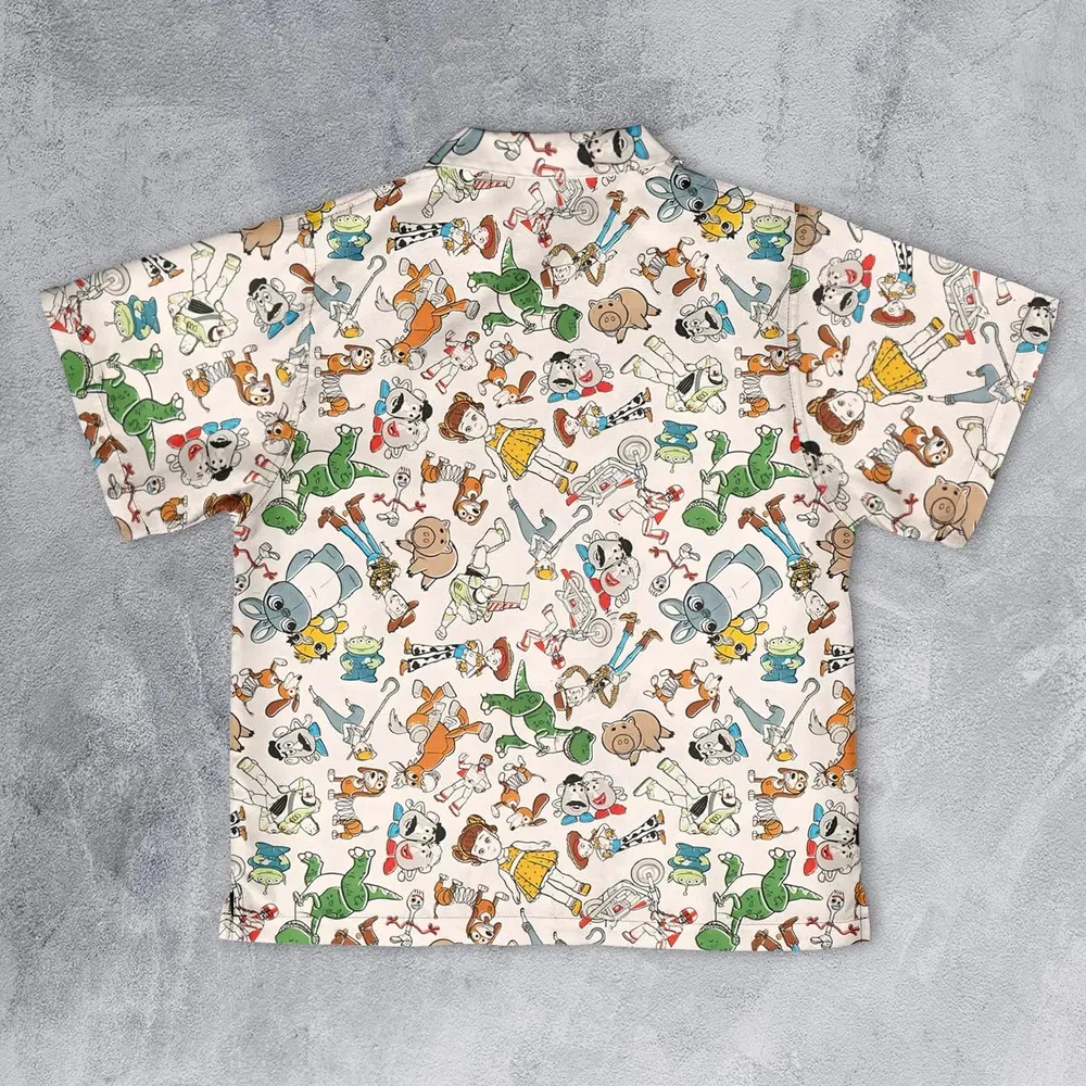 Toy Story Toss Pattern Youth Hawaiian Shirt - 2